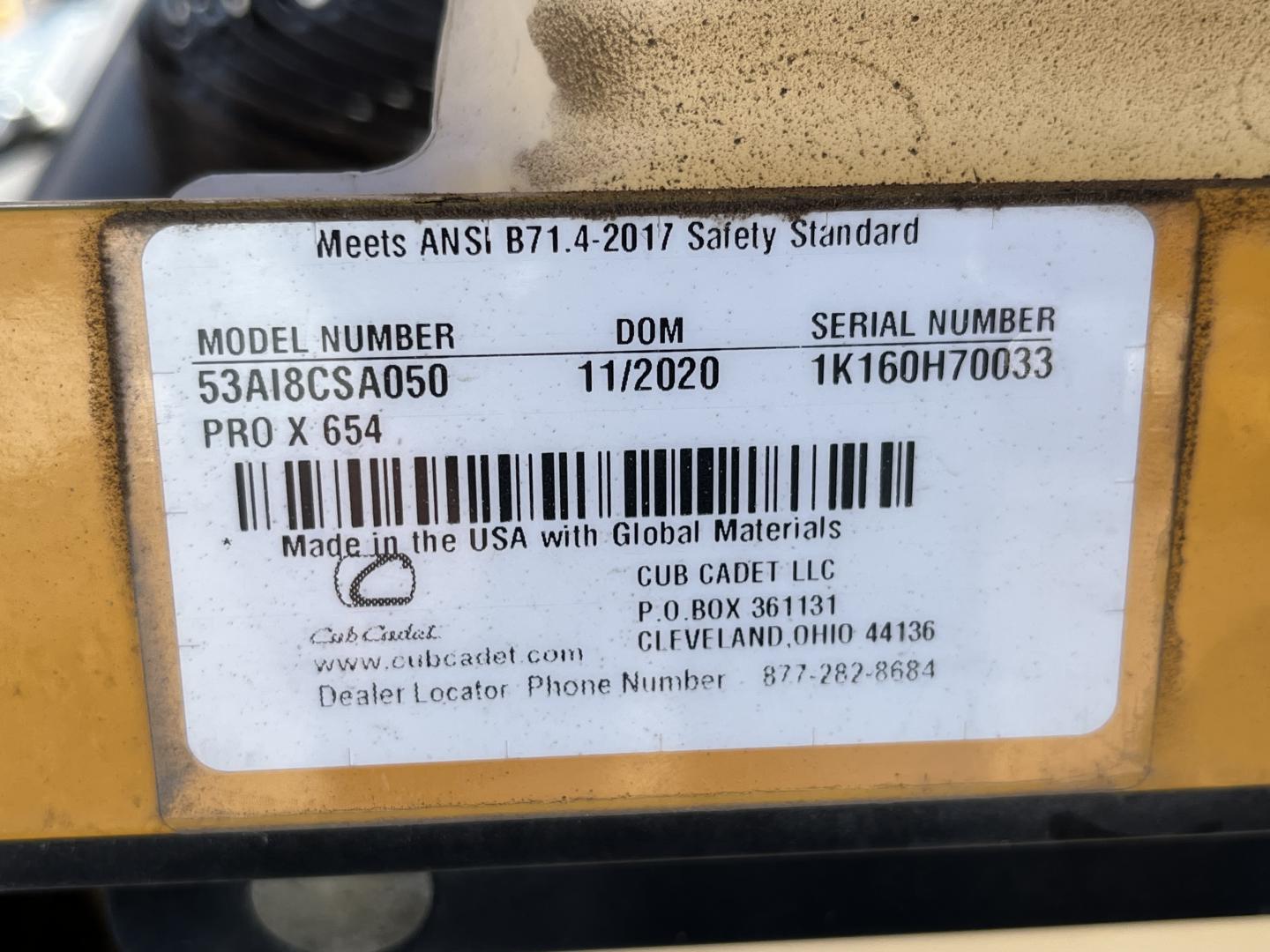 ./imagenes/INVOICE/2019/18030/CORTADORA DE ZACATE CLUB CADET 53A18CSA050 (13).JPG